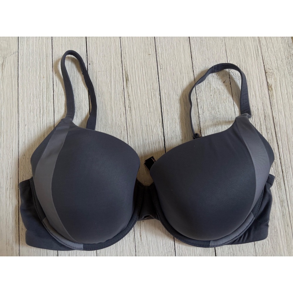 Victoria's Secret Body by Victoria Perfect Coverage Bra Charcoal Grey 32DD